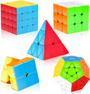 AuntyFey 5 Pack Speed Cube Set, Speed Magic Cube — 1