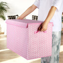 Large Toy Storage Box Chest for Kids, Sturdy Toy Box Bin Baskets with Lid — 5
