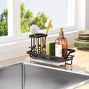 Consumest Sponge Holder for Kitchen Sink - Kitchen Sink Caddy Organizer with Removable Drip Tray for Countertop Dish… — 7