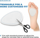 BloomLab Metatarsal Pads for Ball of Foot, 6 Pairs, 1/4" Thick, Trimmable 3