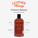 Leather Honey Leather Conditioner – Non-Toxic & Made in the USA Since 1968 - 16 Fl Oz (Pack of 1) — 3
