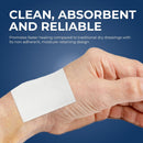 MED PRIDE Sterile Non Stick Pads for Wound Care and Wounds, Highly Absorbent, Painless Removal, Individually Wrapped (3x4 Inch (Pack of 100)) — 4