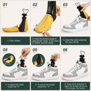 2 Pieces Shoe Stretcher Boot Stretcher, Adjustable Width and Length Shoe Expander Shoe Widener Stretcher Men Women | yellow — 5