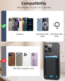 HiWe for MagSafe Wallet, 7 Cards Holder, RFID Blocking, Stronger Magnets photo 5