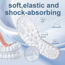 4D Cloud Steppers Insoles for Men Women Shock Absorption Anti - Black(2pairs+scissors) - Men: Us 7-10.5/ Women: Us 8.5-12 — 3