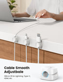 Lamicall 8 Pack Cord Organizer, [1s Lock] Cable Management Clips for Desk photo 6