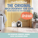 Purrfect Portal Meow Manor® Cat Door Interior Door - No-Flap, Fits Cats Up to 20 lbs, Easy DIY Setup, No Training Needed — 2