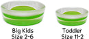 2 Pack - KidSole Shock Absorbing Lightweight Gel Heel Cups For Kid's With Sensitive Heels, Heel Spurs, Plantar Fasciitis, or Ankle Pain (Green Toddlers Size 11-2) 4