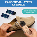 Suede & Nubuck Cleaner Kit, 2-in-1 Suede Brush & Horsehair Brush — 6