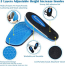 Svowin 3 Layers Adjustable Height Increase Insoles, Heel Lift Inserts for Leg Length Discrepancies and Achilles Tendonitis, Heel Cushion Cups for Heel Pain, Heel Spur, Men and Women (Small) — 4