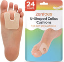 Oval Callus Foot Cushion Pad, Reusable Self-Sticking On Foot Gel, 1 Pair 2