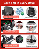 VANMASS【85+LBS Strongest Suction & Military-Grade Ultimate Car Phone Mount【Patent Safety Certs】 Cell Phone Holder for Dash Windshield Vent for iPhone 18 17 Pro Max Automobile Interior Sets, Ink Black | Red photo 6