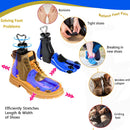 Shoe Stretcher Men Women Boot Stretcher Adjustable Width and Length Widener Expander Wide Feet Boot Stretcher | blue | 2 — 2