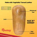 Pedag Holiday Thin Orthotic Insoles Arch Support Inserts Tan 10 Wo/7M