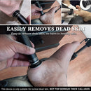 Upgraded Electric Callus Remover for Feet (Adjustable Speed) Professional Electric Foot File Foot Sander Foot Grinder for Dead Skin Pedicure Tools with 60 Replaceable Sandpaper, Black — 4