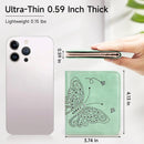 KITEVIUN Small RFID Wallet Women Ultra Thin Slim Womens Wallet Mini Compact Bifold - Peppermint Green — 2