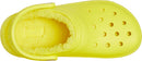 Crocs Unisex Adult Classic Lined Clog – Cyber Yellow — 6