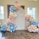 Zesliwy Gender Reveal Balloons Garland Kit, Dusty Pink Blue Sand White | Dusty Blue Pink — 6