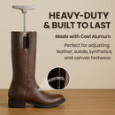 Boot Calf & Shaft Stretcher for Women & Men – Heavy Duty Metal Instep, Shaft & Leg Boot Expander – Cowboy, Tall, Leather, Western, Work, Hiking Boots – Wide Calf Boot Stretcher Tool — 4