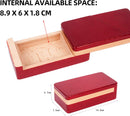 DC-BEAUTIFUL Impossible Puzzle Master Secret Opening Wooden Red Magic Box with Secret Drawer - Mysterious Gift Puzzle — 5