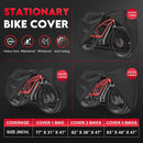 Zettum Bike Cover for 2 Bikes - 600D Bike Covers Outdoor Storage Waterproof & Heavy Duty, Bicycle Cover for 2 eBike, Mountain Bike, Road Bike, Hybrid Bike, Beach Cruiser Bike, Scooter and More — 4