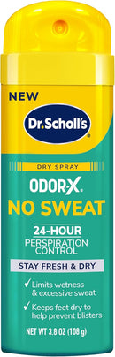 Dr. Scholl's Odor X Foot Spray & Foot Deodorant Antiperspirant, 3.8 Oz — 1