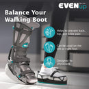 EVENup - Shoe Lift for Walking Boot I Kids' Size XX-Small I Shoe Balancer for Use with Fracture Boots or Leg Length Discrepancy I 3 Adjustable Heights for Gait Improvement I Shoe Leveler, Shoe Riser — 4
