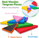 BenBen Magnetic Tangram Puzzle, Wooden Travel Toys Ages 4-8 8-12 — 3