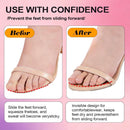 Ashoesert 3/4 Invisible High Heel Cushion Inserts for Women Shoe Pads - Brown | S — 4