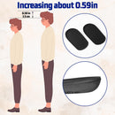 Gel Heel Lifts 1/2 Inch Gel Height Increase Insoles, 1 Pair - Black — 4