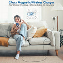 Magnetic Wireless Charger iPhone,6FT Charger for Apple MagSafe Charger 2Pack Fast Wireless Charging Pad for iPhone 16 Pro Max/16 Pro/16 Plus/15 ProMax/15/14/13/12/AirPods 3/2/Pro Mag-Safe Charging Pad photo 6