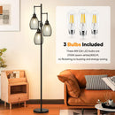 Dimmable Floor Lamp, 3 x 800LM LED Edison Bulbs Included, Farmhouse Industrial Floor Lamp Standing Tree Lamp with… — 4