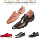 Cedar Shoe Tree for Men Women Red Cedar Wooden Shoe Trees with Twin Tubes — 3