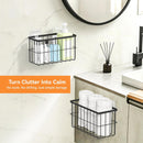 FAMNONE 2-Pack Adhesive Cabinet Door Organizer, 5.9" Inside Cabinet Storage — 7
