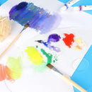 Tamaki 2 Pack Acrylic Paint Palette with Thumb Hole, 11.8 x 7.9 Inch — 6