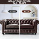 STARTSO WORLD Leather Recoloring Balm, Dark Brown Leather Repair Kit for Furniture, Leather Dye, Leather Color Restorer for Couches — 6