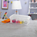 Sterilite 12-Pack FlipTop Stackable Rectangular Storage Bin with Hinging Lid, Clear — 7