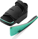 Estinko Forefoot Offloading Post Op Shoe-Wedge Post Op Shoe Ortho Wedge Healing Shoes - Offloading Shoes with Peg Assist Insole for Broken Toe, Bunion, Hammer toe, Diabetic Foot Ulcer, S - Forefoot Post Op Shoe & Peg Assist Insole * 1PC — 8