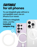 On The Grip Magnetic 3D Gummy Bear Style Expandable Collapsible Mobile Phone Grip Stand Holder for Smartphone Tablet Cell Phone Accessory (Matte Holographic) photo 6