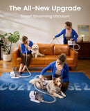 oneisall Dog Grooming Vacuum Kit with 6 Tools