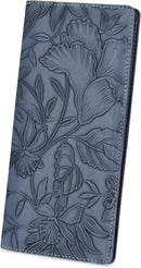 FALAN MULE Ultra Slim Thin Wallet for Women Bifold Leather RFID Blocking Designer Credit Card Holder