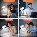 One Fire Rechargeable Table Lamp, 3600mAh Battery Operated Lamp Dorm Lamp — 7
