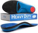 PCSsole Heavy Duty Plantar Fasciitis Insoles, 250+lbs Arch Support - Blue - Mens 9-9.5 | Womens 11-11.5(11.02")(278MM) — 1