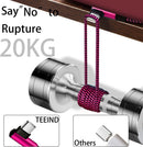 Teeind USB C Angle Cord: [90 Degree/6ft/4Pack] Nylon USB C Cable Compatible with Samsung Galaxy S10/S10e/9/Note 10, Charger Cable-[Blue/Black/Magenta/Purple] 7