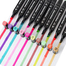 Dabo&Shobo 80 Color Alcohol Marker Pens, Bright Permanent Markers For Coloring, Markers For Adults Coloring Book, Wide Chisel and Fine Tip, Dual Tip Design, Equipped with Black Suitcase — 2