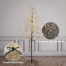 LIGHTSHARE 6FT 240L LED Star Light Tree, for Home Festival Party Christmas, Indoor and Outdoor Use, Warm White — 4