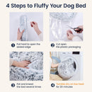 JOLLYVOGUE Small Dog Bed, Calming Dog Beds for Small Dogs & Indoor Cats - 20 Inches Donut Washable Cat Bed for Kittens & Puppies, Round Fluffy Plush Faux Fur Pet Beds(Smoke Grey) — 8