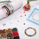 1080pcs 4mm Natural Round Stone Beads Gemstone Crystal Loose Beads Smooth Bead for Bracelet Necklace Earring Jewelry… — 2