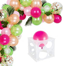 Auihiay 12 Holes Balloon Sizer Cube Box, Collapsible Plastic Balloon Sizer | White — 7