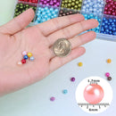 1960PCS Pearl Beads, 6mm 28 Colors Multicolor Loose Pearls for Crafts with Holes for Jewelry Making, Small Pearl… — 2